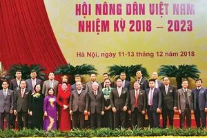 Lãnh đạo Đảng, Nhà nước với các đại biểu dự Đại hội Hội nông dân Việt Nam nhiệm kỳ 2018-2023