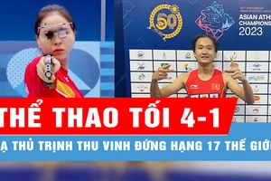 Bản tin thể thao tối 4-1: Xạ thủ Trịnh Thu Vinh xếp hạng 17 thế giới