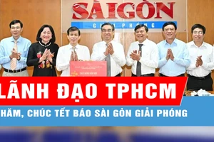 Lãnh đạo TPHCM thăm, chúc tết Báo Sài Gòn Giải Phóng