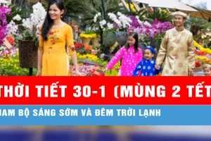 Nam bộ sáng sớm và đêm trời lạnh 