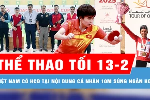 Bản tin thể thao tối 13-2: Xạ thủ Trịnh Thu Vinh và Phạm Quang Huy giành HCĐ nội dung cá nhân 10m súng ngắn hơi