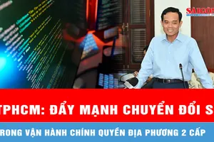 Bí thư Thành ủy TPHCM Trần Lưu Quang: Đẩy mạnh chuyển đổi số trong vận hành chính quyền địa phương 2 cấp 