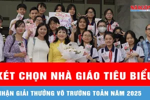 Xét chọn nhà giáo tiêu biểu nhận Giải thưởng Võ Trường Toản năm 2025