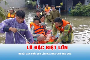 Podcast tin 17 Giờ 20-11: Nước lên gần đến nóc, người dân phải leo lên mái nhà chờ ứng cứu
