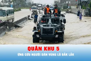 Podcast bản tin tối 21-11: Quân khu 5 điều động xe thiết giáp, ứng cứu người dân vùng lũ Đắk Lắk