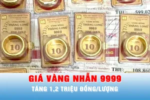 Podcast bản tin trưa 29-11: Giá vàng nhẫn 9999 sáng cuối tuần 29-11 tăng 1,2 triệu đồng/lượng