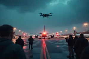 Drone xuất hiện tại sân bay Berlin Brandenburg