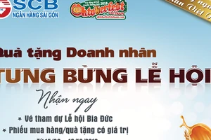 Quà tặng doanh nhân - Tưng bừng lễ hội 2018 cùng SCB