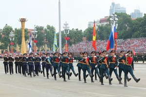俄罗斯武装力量方队。