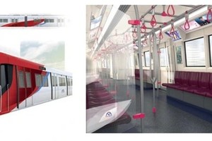 胡志明市地铁2号线列车效果图。