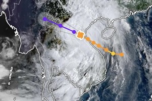 台风已登陆 出现大范围降雨大风