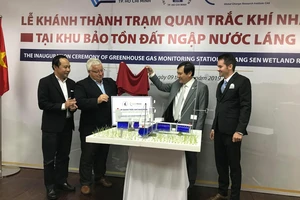 Khánh thành trạm quan trắc khí nhà kính theo chuẩn Châu Âu