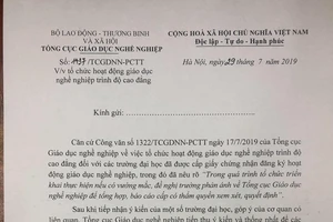 45 trường ĐH, học viện bị dừng rồi lại cho tuyển sinh CĐ trong năm 2019