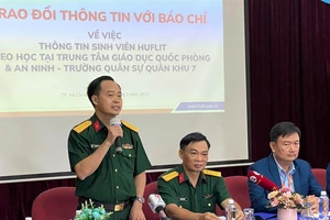 Đại tá Nguyễn Tiến Sơn trả lời câu hỏi của Báo SGGP và thông tin về vụ việc