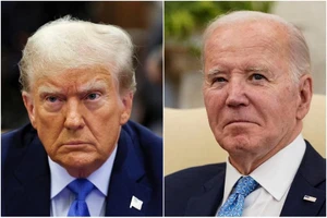 Ông Donald Trump và Tổng thống Joe Biden. Ảnh: REUTERS