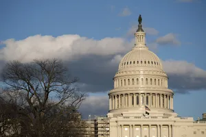 Đồi Capitol, hay còn gọi là Tòa Quốc hội Mỹ. Ảnh: XINHUA