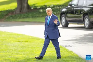 Tổng thống Mỹ Donald Trump. Ảnh: XINHUA