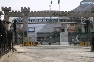 Cửa khẩu biên giới giữa Afghanistan và Pakistan. Ảnh: XINHUA