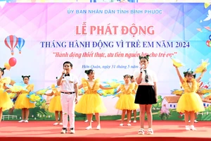 Bình Phước: Phát động Tháng hành động vì trẻ em 