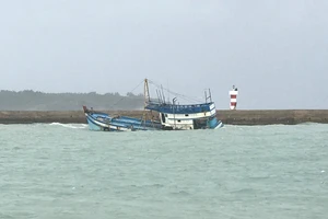 Chìm tàu trên vùng biển Bình Thuận (Ảnh minh họa)