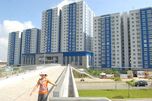 A new apartment block in District 8, HCMC (Photo: SGGP)