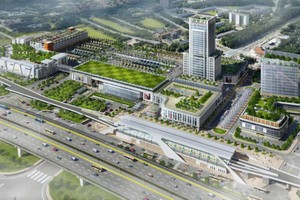  An artists’ impression of new Mien Dong coach station in District 9, HCMC
