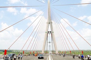 Can Tho bridge (Illustrative photo: SGGP)