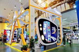 At Telefilm exhibition (Photo: SGGP)