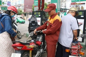 A filling station in Bui Thi Xuan street, District 1 (Photo: SGGP)