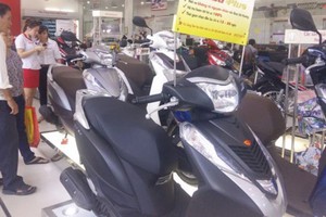 A motorcycle shop in HCMC (Photo: SGGP)