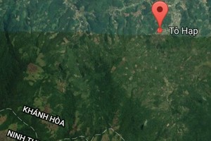 To Hap town, where a bomb exploded killing six people this morning (Photo: GOOGLE MAPS)