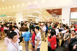 Aeon Mall in Tan Phu district, HCMC (Photo: SGGP)