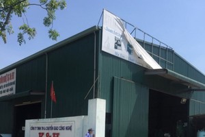 K & H Technology Transfer Company hires defense land west of Da Nang Airport (Photo: ĐNO)