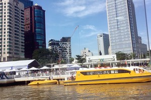 HCMC's first river bus route officially comes into operation on November 25 (Photo: SGGP)