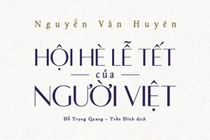 The book comprises essays and studies by scholar Nguyen Van Huyen. (Photo courtesy of Nha Nam Company)