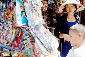 Toys and sport equipment are among groups of commodities reaching the export turnover of over US$1 billion last year (Photo: SGGP)