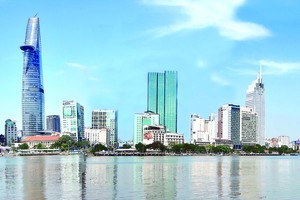 A corner of HCMC’s center area (Photo: SGGP)