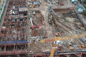 A under construction project in HCMC (Photo: SGGP)
