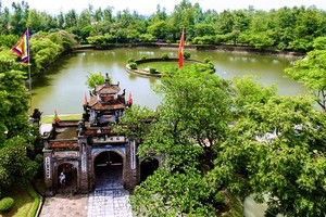 National treasure: Remnants of the once-royal Co Loa Citadel. Photo khaocohoc.gov.vn