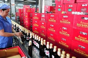 The production line of Sabeco (Photo: SGGP)