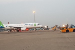 First commercial flight of Bamboo Airways takes off at 6am on January 16 (Source: VNA)