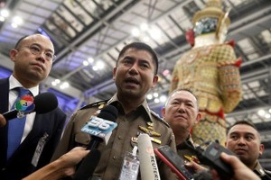 Immigration chief Surachate Hakparn spoke during a news conference on January 11 (Photo: Reuters)