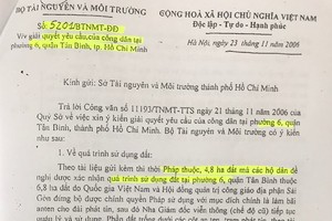 Authorities clarifies origin, legal documents of controversial vegetable garden