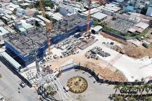 Sunshine City Sai Gon project in District 7, HCMC (Photo: SGGP)