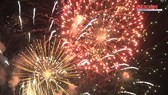 Residents, visitors flock to downtown HCMC to enjoy firework displays