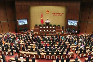 The seventh session of the 14th National Assembly (NA) wraps up in Hanoi on June 14, completing all items on its 20-day working agenda. (Photo: VNA)