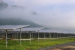 The largest solar power plant in An Giang province was inaugurated on July 6 (Photo: SGGP)