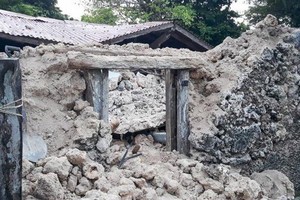 The earthquakes damaged homes in Batanes.  (Photo: BBC)