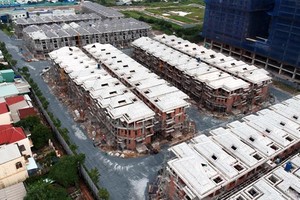 A violating real estate project in HCMC (Photo: SGGP)