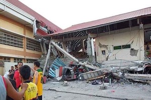 A workshop is damaged after a quake in the Philippines (Illustrative image. Source: The Pioneer) 